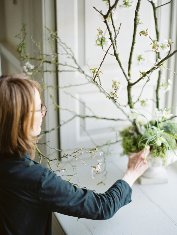 rigitte of Moss and Stone Floral Design. Photo by Hannah Duffy