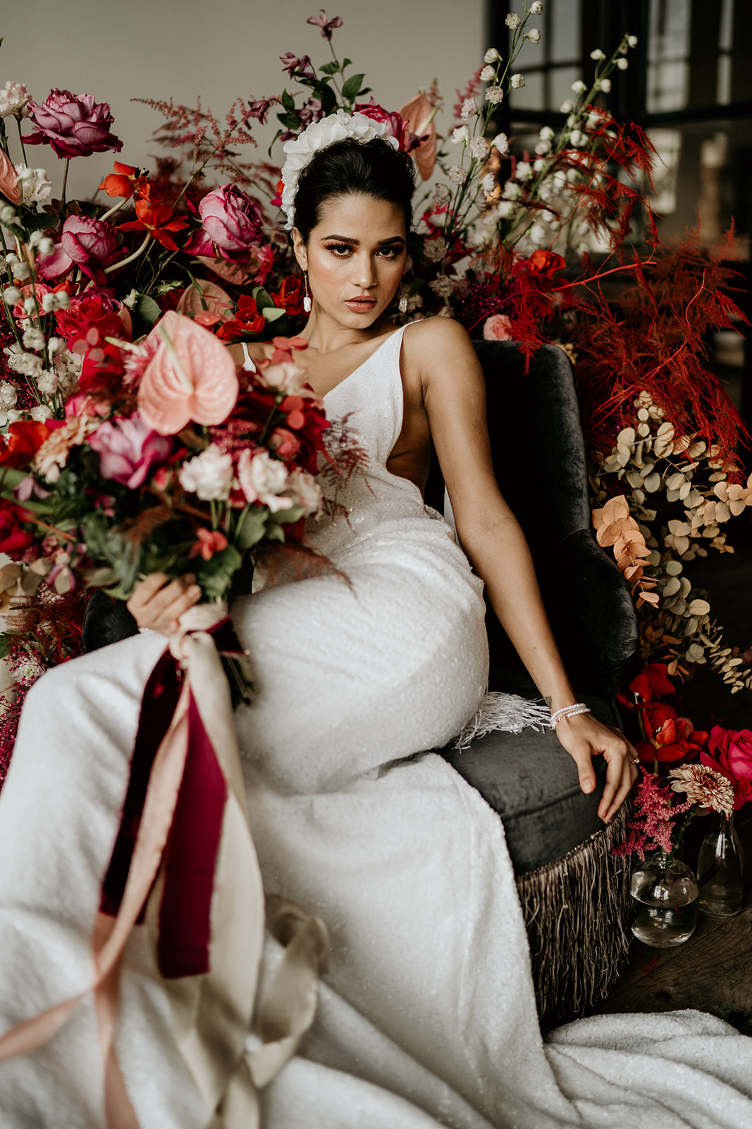 COLOURFUL WEDDING INSPIRATION IN BOLD REDS AND PINKS