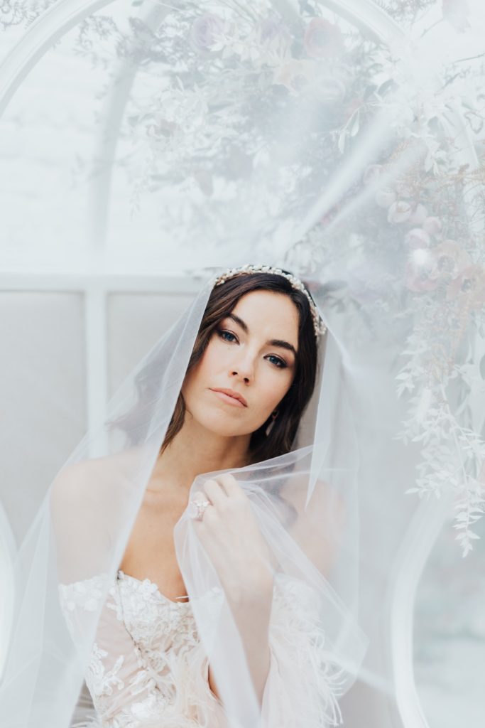 Ethereal bridal photo | HMUA by Storme Webster | Rebecca Carpenter Photography | The Stars Inside