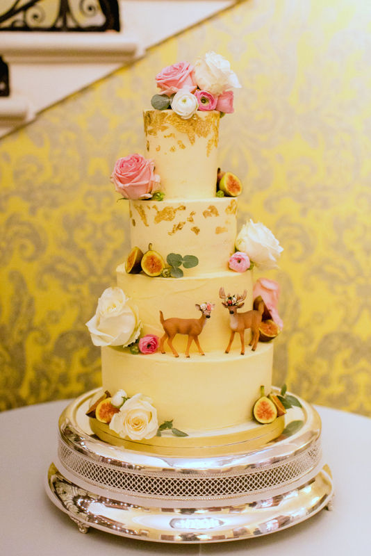 Beautiful Buttercream Cake for an Asian Wedding at Hedsor House