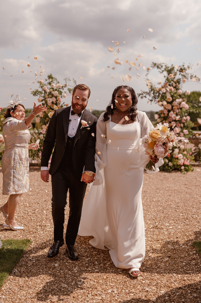 Modern fusion wedding combining English and Nigerian culture at Somerley House Hampshire UK