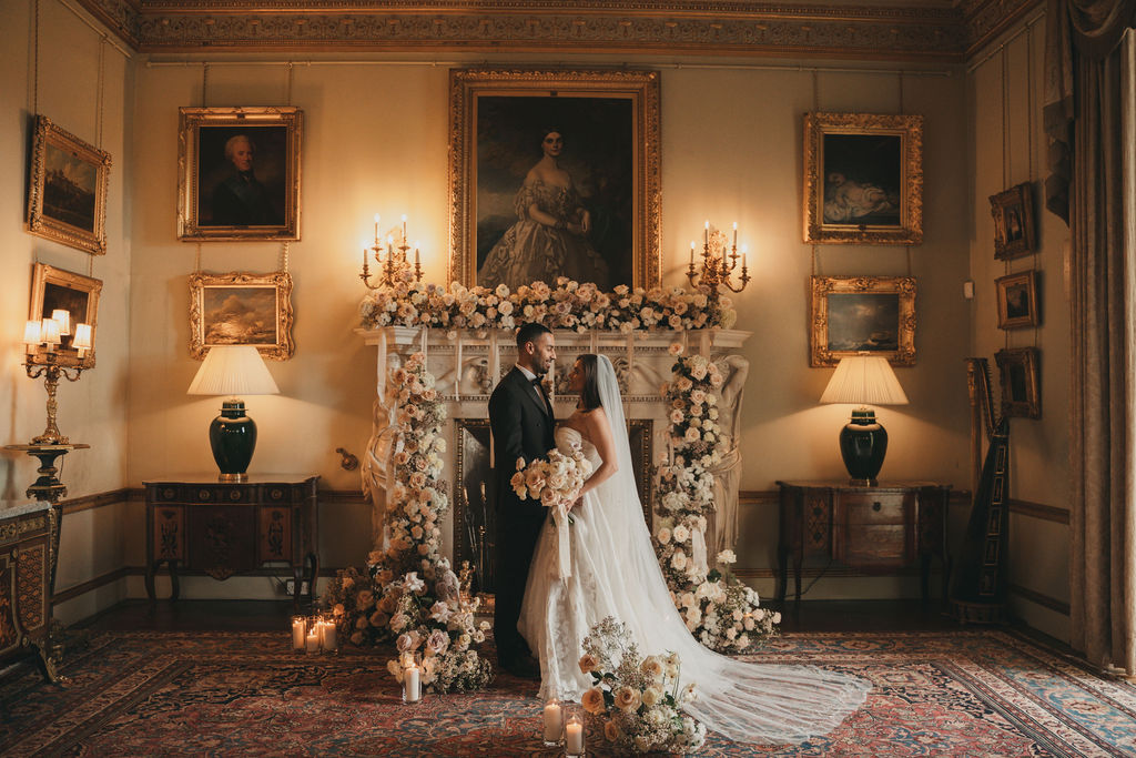 Bride and groom at Somerley House | Featured on Coco Weddings