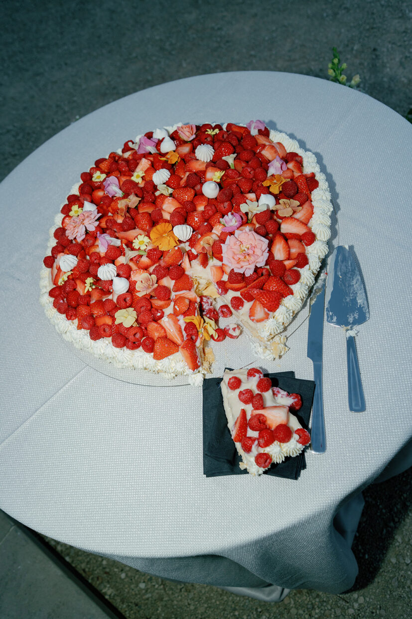 Millefoglie italian wedding cake at Kin House