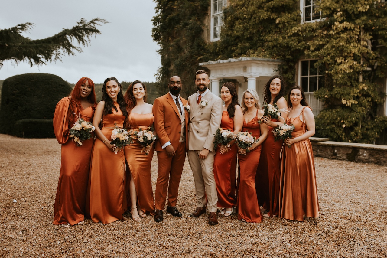 Two grooms just exchanged vows at Northbrook Park wedding ceremony