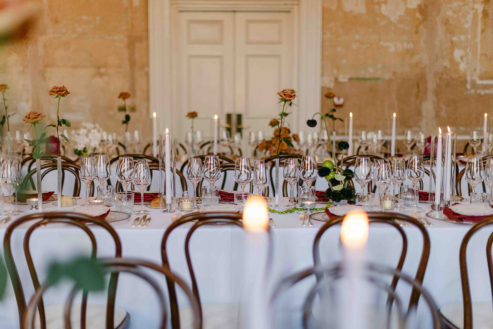 Modern wedding reception at Old Session House London | Phiulippa Sian Photography